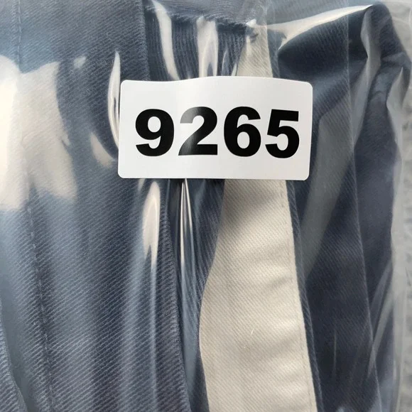 VTG Polo Ralph Lauren Pants Mens 40x34 Fits 38x33 Blue Andrew Pleated Chino - Picture 10 of 10